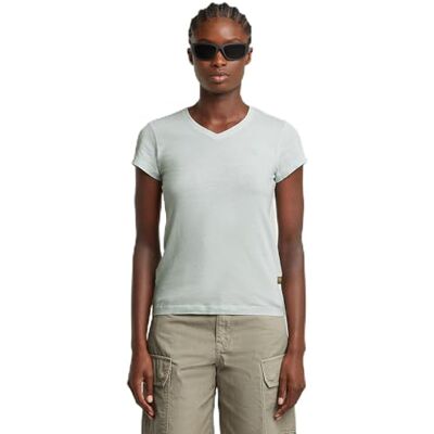 G-STAR , Eyben Slim V-Neck Top 2.0, Blå (Plein Air Gd D24533-b059-h195), M G-STAR , Eyben Slim V-Neck Top 2.0, Blå (Plein Air Gd D24533-b059-h195), M