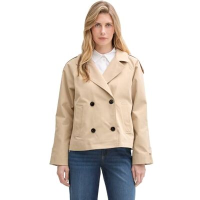TOM TAILOR dam 1045402 jacka, 28924-mjuk taupe beige, XL, 28924 – mjuk taupe beige, XL TOM TAILOR dam 1045402 jacka, 28924-mjuk taupe beige, XL, 28924 – mjuk taupe beige, XL