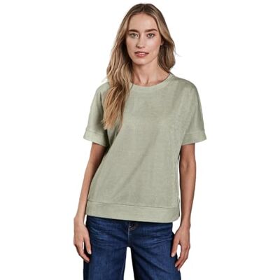 Street One Glittrig T-shirt, Dusty Milky Green, 40 Street One Glittrig T-shirt, Dusty Milky Green, 40