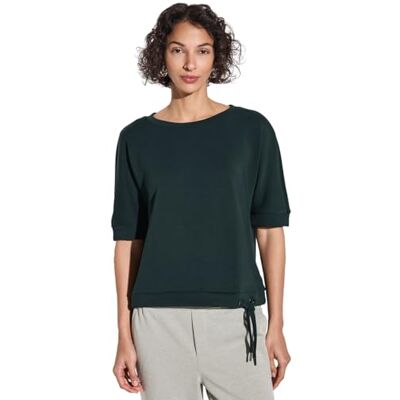 Street One Silk-Look T-shirt, Jägargrön, 34 Street One Silk-Look T-shirt, Jägargrön, 34