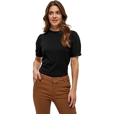 Minus Johanna T-shirt dam, Svart (100 svart), XS Minus Johanna T-shirt dam, Svart (100 svart), XS