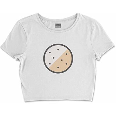 Bona Basics , Digital tryckt basic t-shirt för damer,% 100 bomull, vit, ledig, damtoppar, storlek: S, Vit, S Kort Bona Basics , Digital tryckt basic t-shirt för damer,% 100 bomull, vit, ledig, damtoppar, storlek: S, Vit, S Kort
