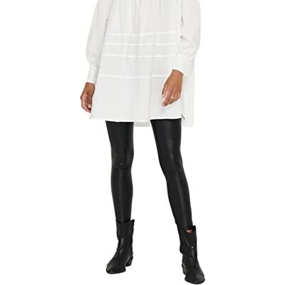 JDY stine PU leggings JRS Noos dam, svart, S JDY stine PU leggings JRS Noos dam, svart, S