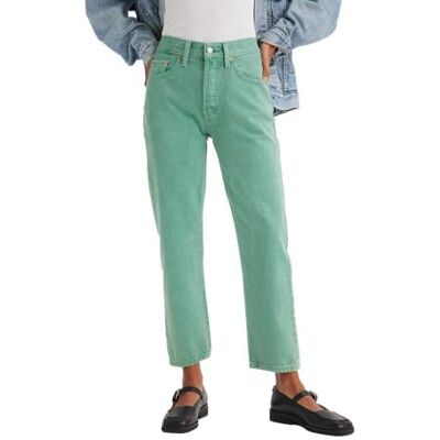 Levi's dam 501 crop jeans, Dusty Beryl Green 501, 23W / 26L Levi's dam 501 crop jeans, Dusty Beryl Green 501, 23W / 26L