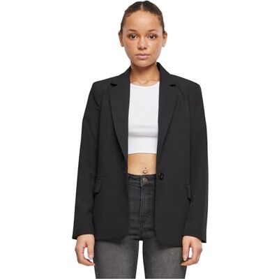 Urban Classics Damjacka Ladies Basic Blazer svart M, svart, M Urban Classics Damjacka Ladies Basic Blazer svart M, svart, M