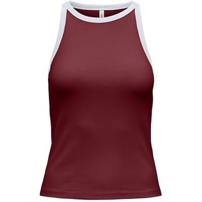 ONLY Onlvela Life S/L Top JRS, Rubinvin, M ONLY Onlvela Life S/L Top JRS, Rubinvin, M