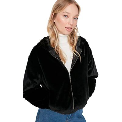 Trendyol damer raka långa ärmar plus size rockar, svart, S stor Trendyol damer raka långa ärmar plus size rockar, svart, S stor