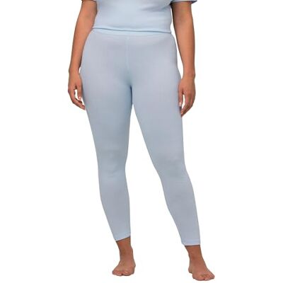 Ulla Popken dam, ribbjersey, smal, ekologisk bomull leggings, blekrosa, 50–52, Blass rosa, 50-52 Ulla Popken dam, ribbjersey, smal, ekologisk bomull leggings, blekrosa, 50–52, Blass rosa, 50-52