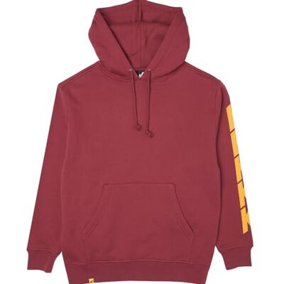 K2 Snow unisex huvtröja kvinnors kedja logo hoodie, rödbrun, 20H2002 K2 Snow unisex huvtröja kvinnors kedja logo hoodie, rödbrun, 20H2002