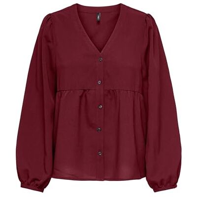 ONLY Onlnova Life Elite L/S Ebba Top, Cabernet, XS ONLY Onlnova Life Elite L/S Ebba Top, Cabernet, XS