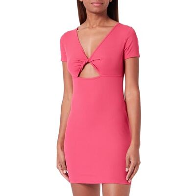 LIBBI Miniklänning för kvinnor, ribbstickad 12427229-LI01, rosa, XS/S, ROSA, XS/S LIBBI Miniklänning för kvinnor, ribbstickad 12427229-LI01, rosa, XS/S, ROSA, XS/S