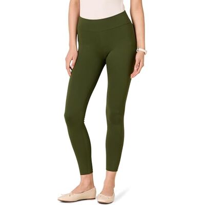 Amazon Essentials dam Ponte Legging (finns i plusstorlek), mörk oliv, XX-Large Amazon Essentials dam Ponte Legging (finns i plusstorlek), mörk oliv, XX-Large