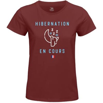 REPUBLIC OF CALIFORNIA T-shirt dam, Burgundy, XL REPUBLIC OF CALIFORNIA T-shirt dam, Burgundy, XL