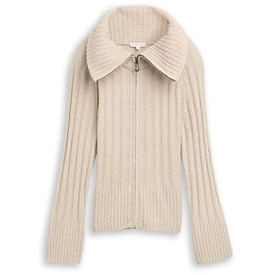 TOM TAILOR Kofta för kvinnor, 36844 – Sandsten beige melerad, XL TOM TAILOR Kofta för kvinnor, 36844 – Sandsten beige melerad, XL