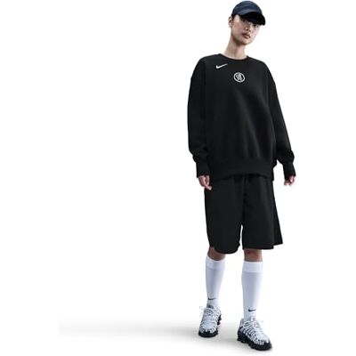 NIKE dam Chelsea Fc Phoenix Fleece Third Soccer Total 90 Oversize-sweatshirt Mit Rundhalsausschnitt Für Damen Tröja NIKE dam Chelsea Fc Phoenix Fleece Third Soccer Total 90 Oversize-sweatshirt Mit Rundhalsausschnitt Für Damen Tröja