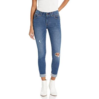 Tommy Hilfiger Wvrly Skn ANK Cff Jeans, Clara Wash 14, Clara tvätt, 40 SE Tommy Hilfiger Wvrly Skn ANK Cff Jeans, Clara Wash 14, Clara tvätt, 40 SE