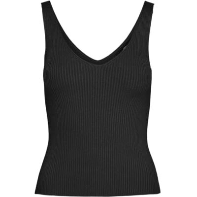 VERO MODA dam Vmglory Sl Rib Top Ga Noos Top (1-pack), svart, M VERO MODA dam Vmglory Sl Rib Top Ga Noos Top (1-pack), svart, M