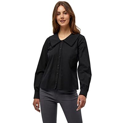 Minus dam delphia shirt, 100 svart, 44 SE Minus dam delphia shirt, 100 svart, 44 SE