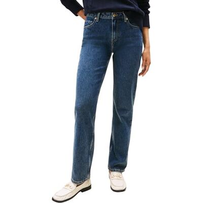 Tommy Hilfiger dam DNM DEE klassisk rak RW WW0WW45672 rak, denim (Dee), 24W/28L, Denim (Dee), 24W x 28L Tommy Hilfiger dam DNM DEE klassisk rak RW WW0WW45672 rak, denim (Dee), 24W/28L, Denim (Dee), 24W x 28L