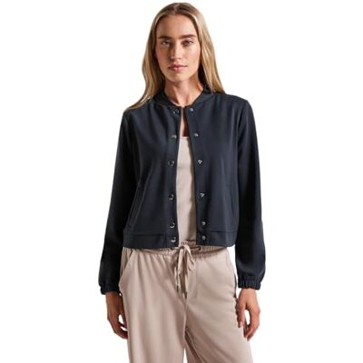 Street One lätt sweatjacka, Djupvatten blå, 46 Street One lätt sweatjacka, Djupvatten blå, 46