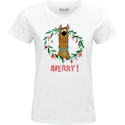 Scooby-Doo! Scooby-Doo T-shirt dam, Vitt och blått, XXL Scooby-Doo! Scooby-Doo T-shirt dam, Vitt och blått, XXL