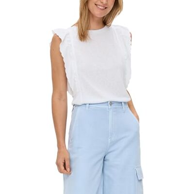 s.Oliver T-shirt med volanger, 100, 42 s.Oliver T-shirt med volanger, 100, 42