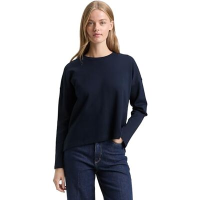 TOM TAILOR Denim dam långärmad T-shirt, 10668 – himmelskaptensblå, XL TOM TAILOR Denim dam långärmad T-shirt, 10668 – himmelskaptensblå, XL