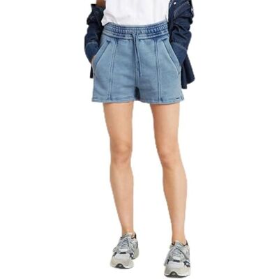 G-STAR RAW Overdyed raw Edge sw shorts wmn, Blå (Sun Faded Indigo D24571-d583-b503), XXS G-STAR RAW Overdyed raw Edge sw shorts wmn, Blå (Sun Faded Indigo D24571-d583-b503), XXS