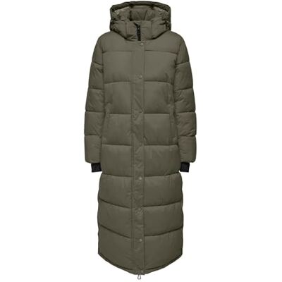 ONLY Dam Onlann Premium pufferkappa X-lång OTW, brun, M, Brun, M ONLY Dam Onlann Premium pufferkappa X-lång OTW, brun, M, Brun, M