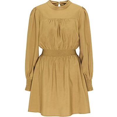 ABREL Turtleneck klänning för kvinnor 81232271, lera, S, Lera, S ABREL Turtleneck klänning för kvinnor 81232271, lera, S, Lera, S