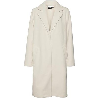 VERO MODA dam Vmstacey Long Coat Boos lång kappa, Havregryn, XS VERO MODA dam Vmstacey Long Coat Boos lång kappa, Havregryn, XS