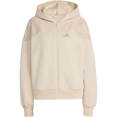 adidas Kobiety FUTURE ICONS THREE STRIPES HOODIE, Crystal Linen, XL adidas Kobiety FUTURE ICONS THREE STRIPES HOODIE, Crystal Linen, XL