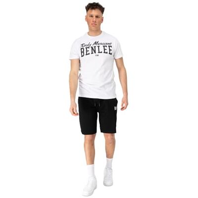 BENLEE T-shirt och shorts set för män Regular Fit REES, vit/svart, L BENLEE T-shirt och shorts set för män Regular Fit REES, vit/svart, L