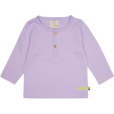 loud + proud flicka muslin jersey, tillverkad av ekologisk bomull, GOTS certifierad långärmad skjorta, lila, 62-68 loud + proud flicka muslin jersey, tillverkad av ekologisk bomull, GOTS certifierad långärmad skjorta, lila, 62-68