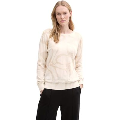 TOM TAILOR damtröja, 37571 – blomdesign med tryck, 3XL TOM TAILOR damtröja, 37571 – blomdesign med tryck, 3XL