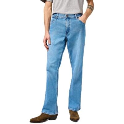 Wrangler herrjeans horisonzon, normal passform, bootcut ben, Bohemisk blå, 31W / 32L Wrangler herrjeans horisonzon, normal passform, bootcut ben, Bohemisk blå, 31W / 32L
