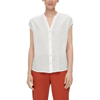 s.Oliver BLACK LABEL Damblus kortärmad, Weiß, 34 s.Oliver BLACK LABEL Damblus kortärmad, Weiß, 34