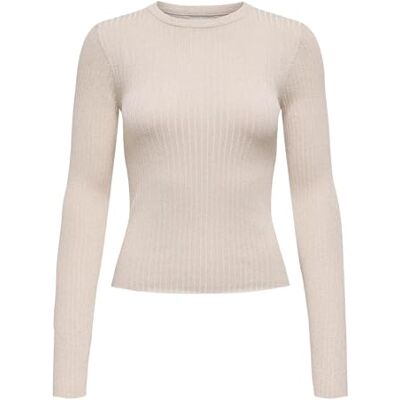 JDY Dam plum Plommon Lurex L/S O-ringad pullover KNT, Cloud Dancer, L, Molndansare, L JDY Dam plum Plommon Lurex L/S O-ringad pullover KNT, Cloud Dancer, L, Molndansare, L