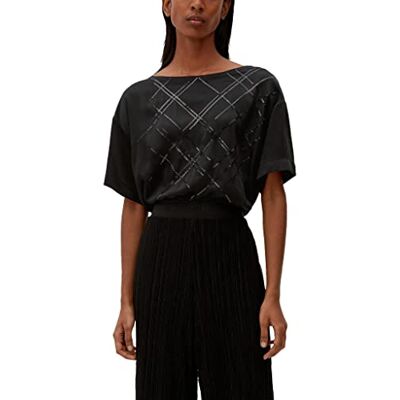 s.Oliver BLACK LABEL Damblus, kortärmad, 32, svart, 32 SE s.Oliver BLACK LABEL Damblus, kortärmad, 32, svart, 32 SE