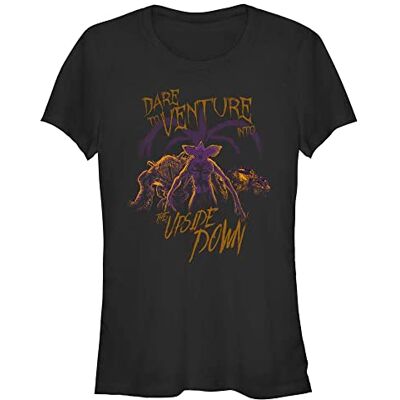 Stranger Things Dam Upside Down Venture kortärmad t-shirt, svart, XXL, svart, XXL Stranger Things Dam Upside Down Venture kortärmad t-shirt, svart, XXL, svart, XXL