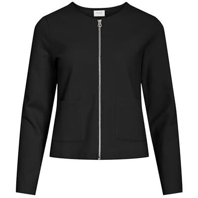Vila Vigarden L/S Short Cardigan – Noos, Svart skönhet, S Vila Vigarden L/S Short Cardigan – Noos, Svart skönhet, S