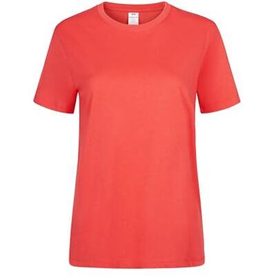 Mukua Melbourne dam T-shirt med kort ärm, färsk korallfärg, storlek XS, Färsk korall, XS Mukua Melbourne dam T-shirt med kort ärm, färsk korallfärg, storlek XS, Färsk korall, XS