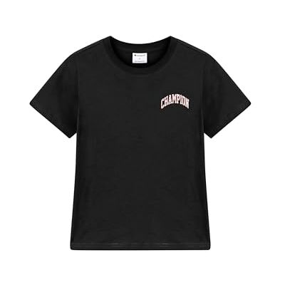 Champion dam – grafisk rund hals t-shirt, svart, XS Champion dam – grafisk rund hals t-shirt, svart, XS
