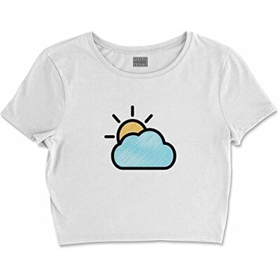 Bona Basics , Digital tryckt basic t-shirt för damer,% 100 bomull, vit, ledig, damtoppar, storlek: S, Vit, S Kort Bona Basics , Digital tryckt basic t-shirt för damer,% 100 bomull, vit, ledig, damtoppar, storlek: S, Vit, S Kort