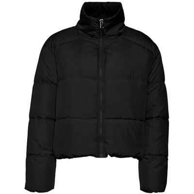 VERO MODA Bestseller A/S VMKLEA kort jacka för kvinnor, svart, XL, svart, XL VERO MODA Bestseller A/S VMKLEA kort jacka för kvinnor, svart, XL, svart, XL
