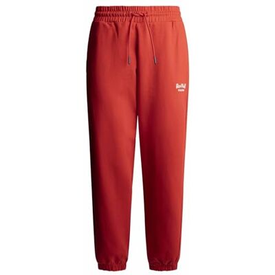 Pepe Jeans W Classic Logo Joggers, röda byxor, S för kvinnor Pepe Jeans W Classic Logo Joggers, röda byxor, S för kvinnor