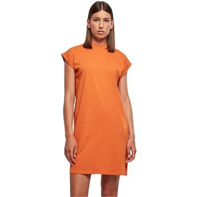 Urban Classics dam sköldpadda utökad axelklänning, Vintageorange, 3XL Urban Classics dam sköldpadda utökad axelklänning, Vintageorange, 3XL