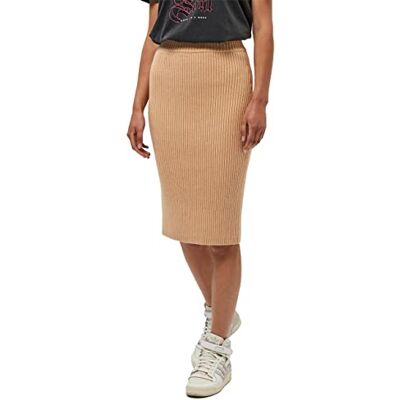 Minus dam Ava stickad kjol, 6016 ljus pricot, XXL Minus dam Ava stickad kjol, 6016 ljus pricot, XXL