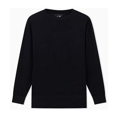 Giorgio Armani dam långärmad ton på ton broderad logotyp tröja tröja svart, XS, svart, XS Giorgio Armani dam långärmad ton på ton broderad logotyp tröja tröja svart, XS, svart, XS