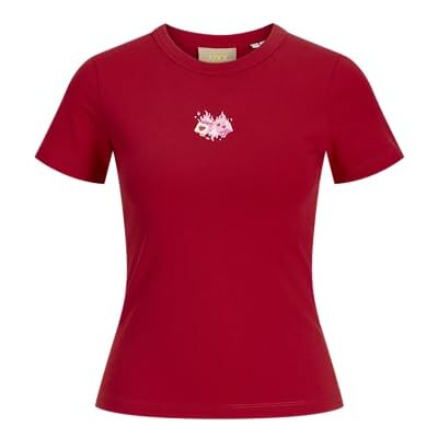 JJXX JACK & JONES Jxgigi STR SS Valentine Tee Jrs, Racing Red, M Dam, Röd racing, M JJXX JACK & JONES Jxgigi STR SS Valentine Tee Jrs, Racing Red, M Dam, Röd racing, M